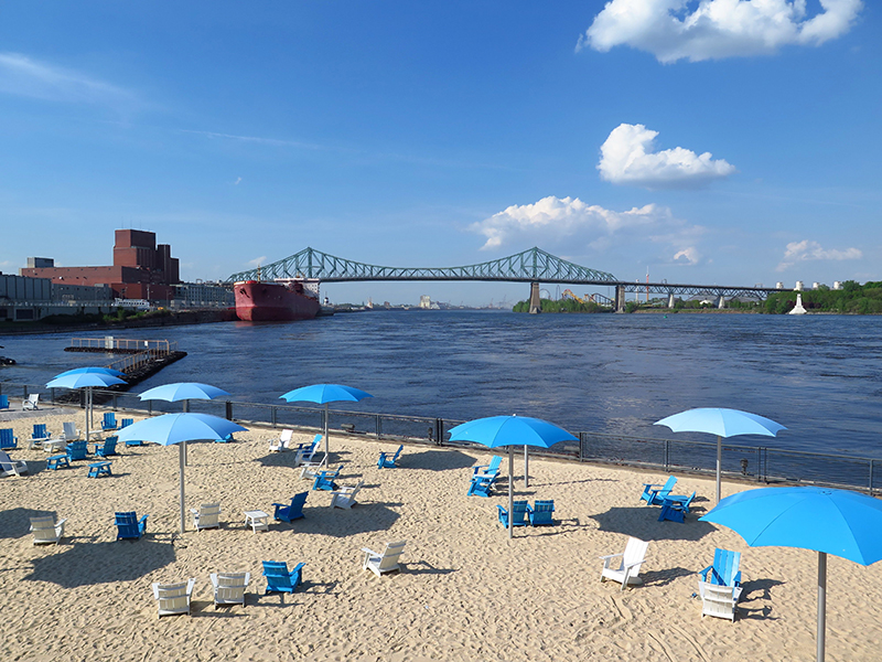 Famosa Praia do Relógio em Montreal Famosa Praia do Relógio em Montreal