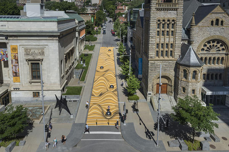 Vista área do Museu de Belas Artes de Montreal Vista área do Museu de Belas Artes de Montreal